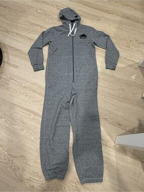Roots Canada Salt & Pepper One Piece Romper Womens Small